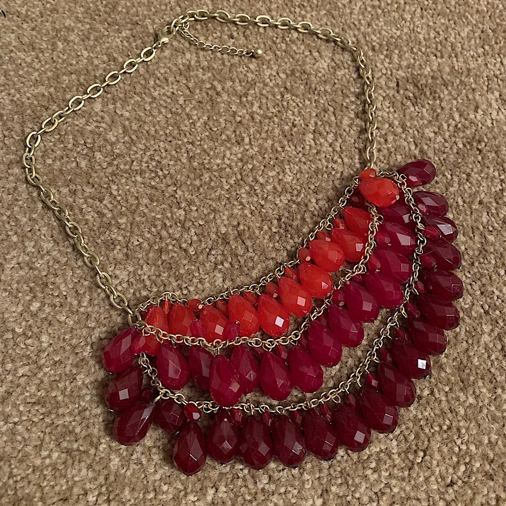 Red and Gold Necklace